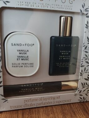 Sand + Fog Vanilla Musk 3pc gift set